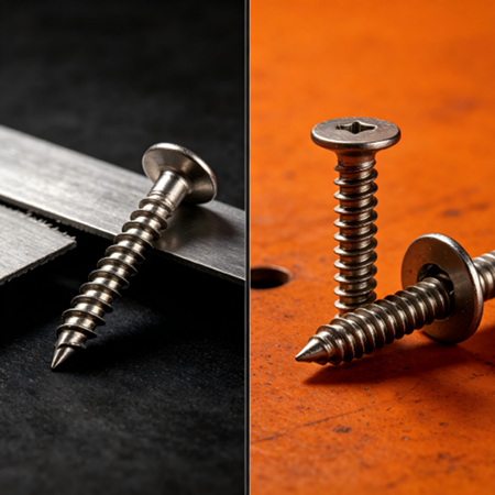 Self-Tapping Screws vs. Machine Screws: How to Choose the Right Threaded Fastener for Sheet Metal