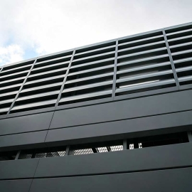 Acoustic-Metal-Louver-Screen