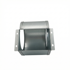 OEM Galvanized Steel Indoor Unit Fan Shroud Component for Air Conditioner