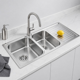 Double-Bowl-Stainless-Steel-Sink