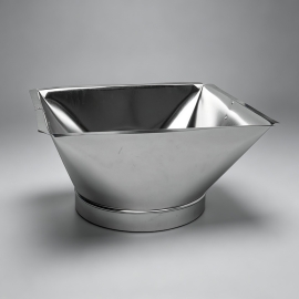 Square-to-Round-Transition-Hopper