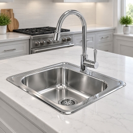 Drop-In-Stainless-Steel-Sink