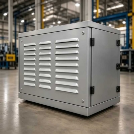 Stamped-Sheet-Metal-Louver-Panel
