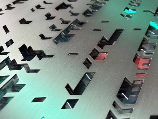 Laser-Cut Stainless Sheet Metal Laser-Cut Stainless Sheet Metal