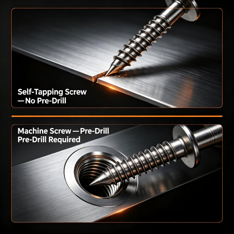 Choosing Between Self-Tapping and Machine Screws Choosing Between Self-Tapping and Machine Screws